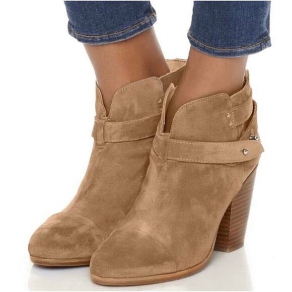 Rag & Bone Harrow Suede Boots - Women's 7 Camel - Picture 1 of 6